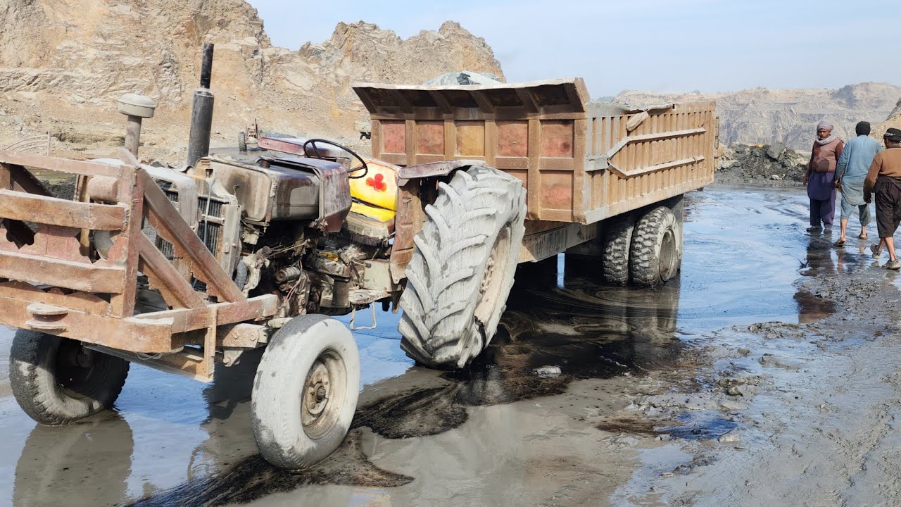 ​MASSIVE AXLE SNAP! 265 Tractor Recovery In Deep Mountain Water 🌊🚜