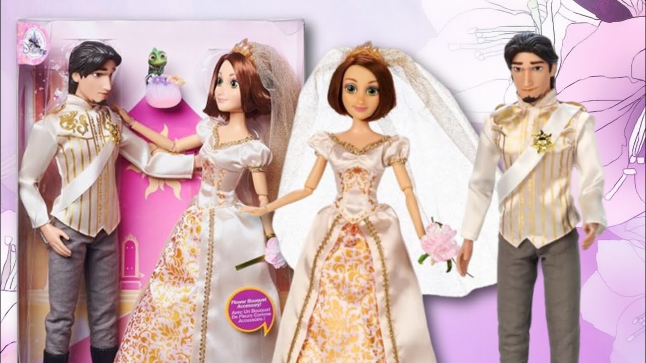 Rapunzel and Eugene 💜💇‍♀️ Wedding Doll Set Unboxing / Review 🌸🐴