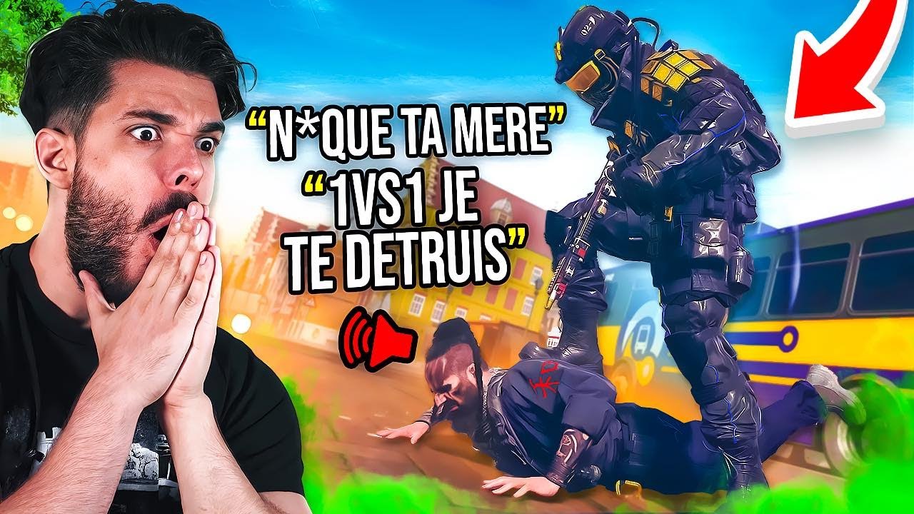 IL M'INSULTE puis ME DÉFIE EN 1VS1 ( C'EST UN FOU )