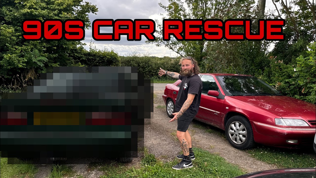 90s FRENCH CAR RESCUE! 2 Years on Grass - A New Car For 