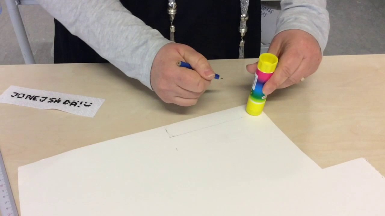 Enkel montering vid broderi