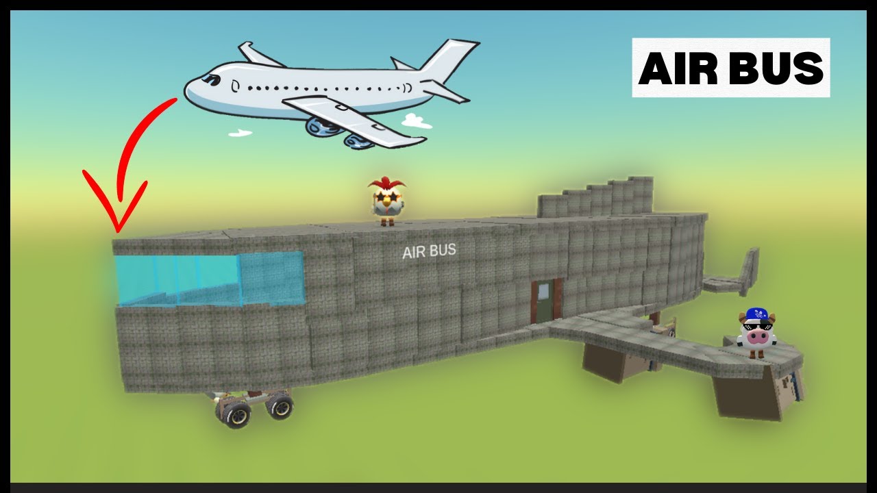 AIRPLANE BUILD IN CHICKEN GUN