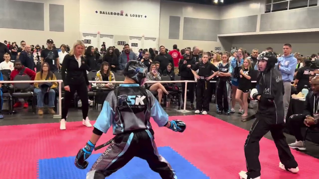MIC'D UP: Jake Mueck vs George Stalnaker 16-17 Boys Sparring - Compete Internationals 2024