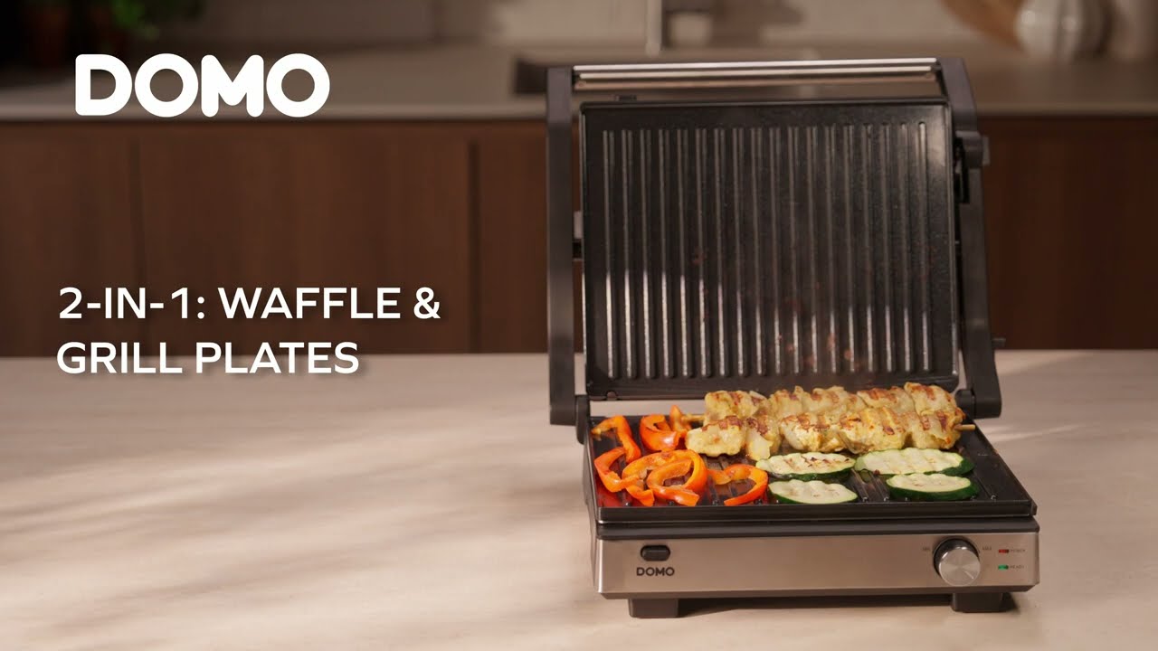 DOMO Multifunctional Contact Grill 2-in-1 