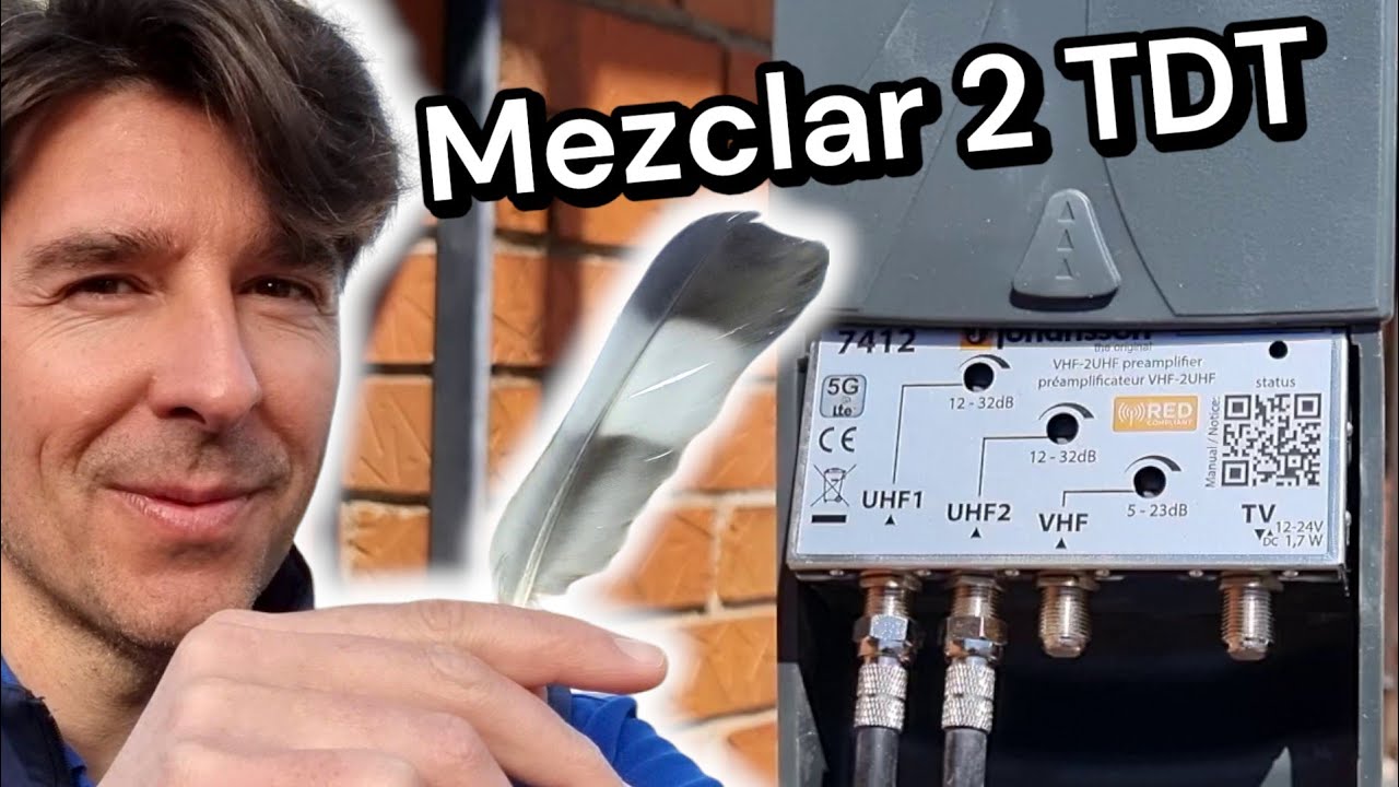 Cómo MEZCLAR con PREAMPLIFICADOR JOHANSSON dos ANTENAS TDT (FIN canales SD)