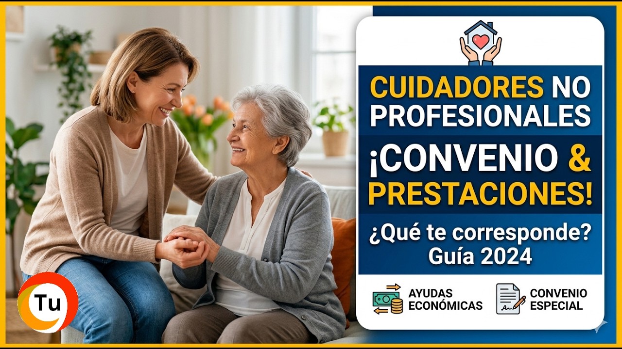 Cuidadores no profesionales: Convenio y prestaciones.