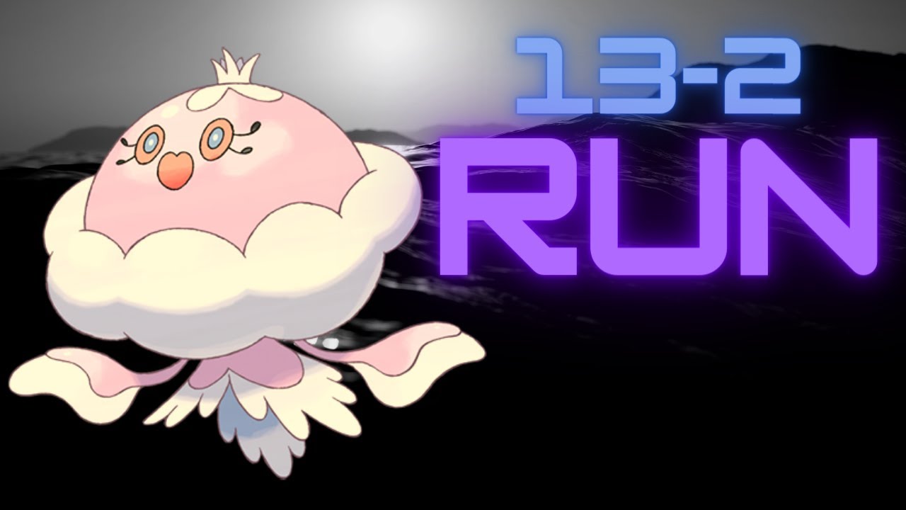 13-2 finish in Remix Cup with newly caught Jellicent.