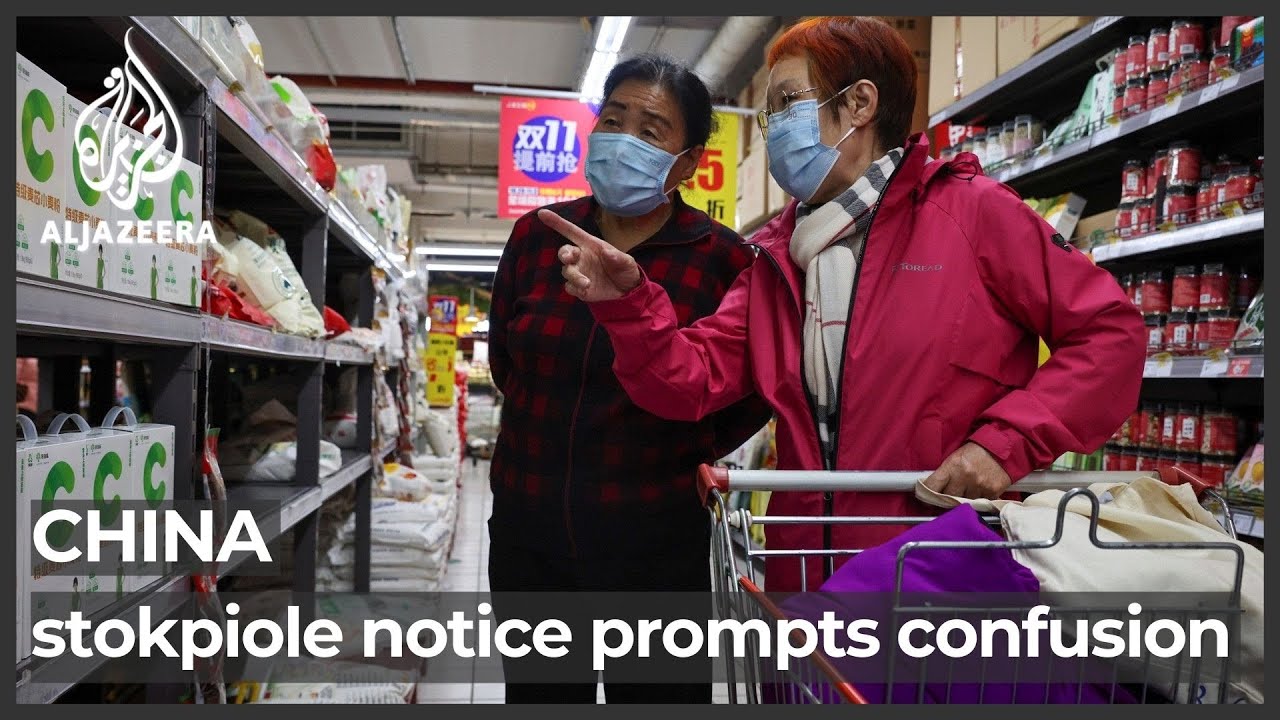 China urges citizens to stock up before winter, prompts confusion and panic buying