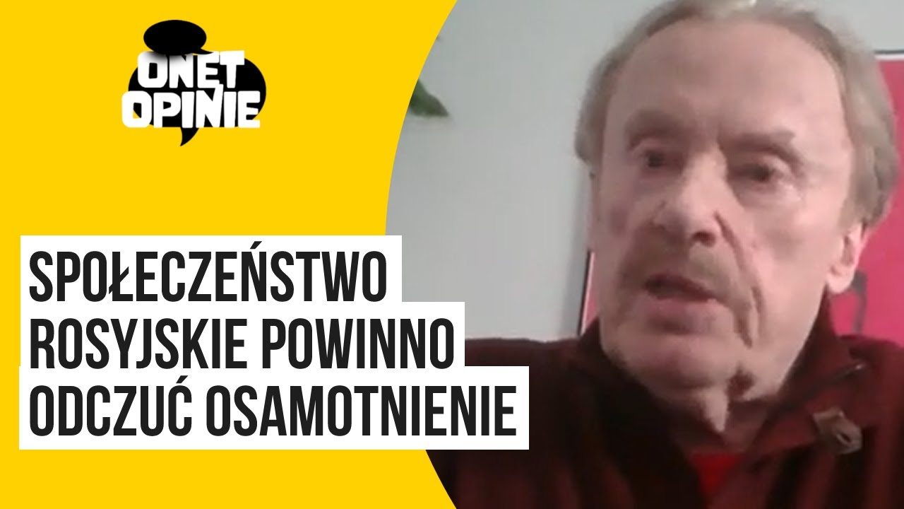 Olbrychski: Społeczeństwo rosyjskie powinno odczuć osamotnienie