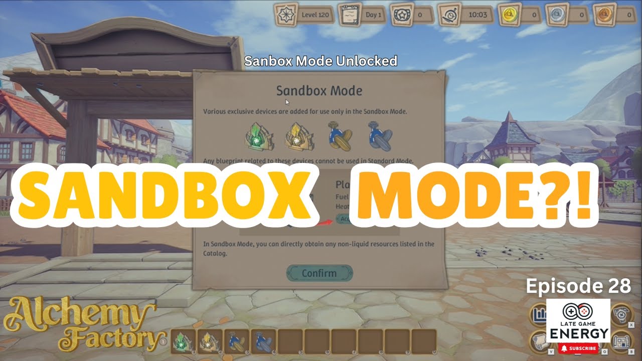 New Sandbox Mode First Look | Alchemy Factory