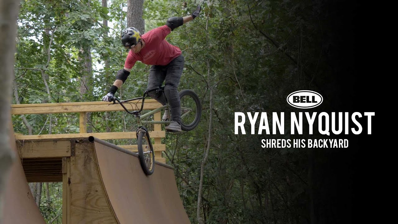 Ryan Nyquist Shreds his Backyard - Bell Helmets