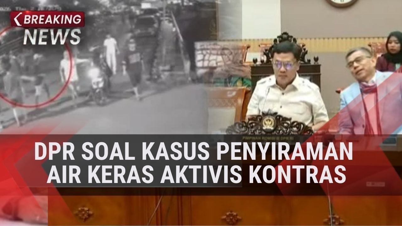 BREAKING NEWS - Konpers Komisi III DPR Kasus Penyiraman Air Keras Andrie Yunus