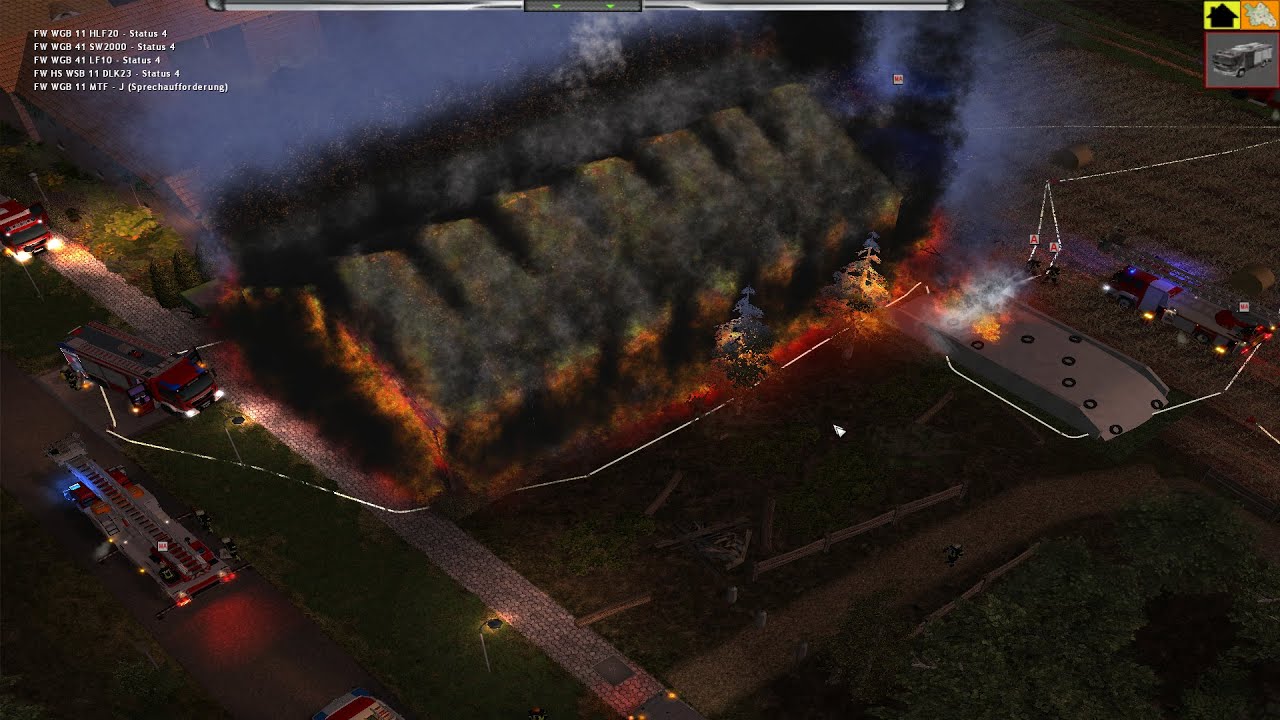 Emergency 4 Wegberg Version 8 Gameplay #001 - Zum Start gibt's ein dickes Feuer!
