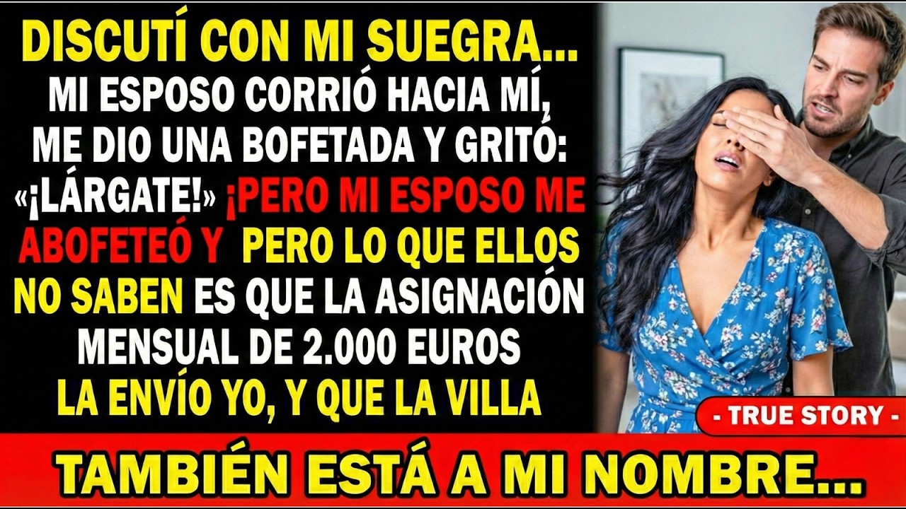 Discutí Con Mi Suegra😤 Mi Esposo Me Abofeteó Y Gritó👋 «¡Lárgate!»😏 Lo Que Ellos No Saben Es Que...⁉️