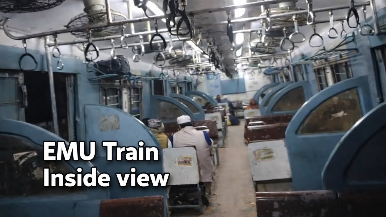 Local EMU Train Inside view
