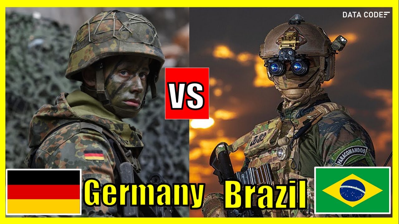 Germany VS Brazil - Military Power Comparison 2024