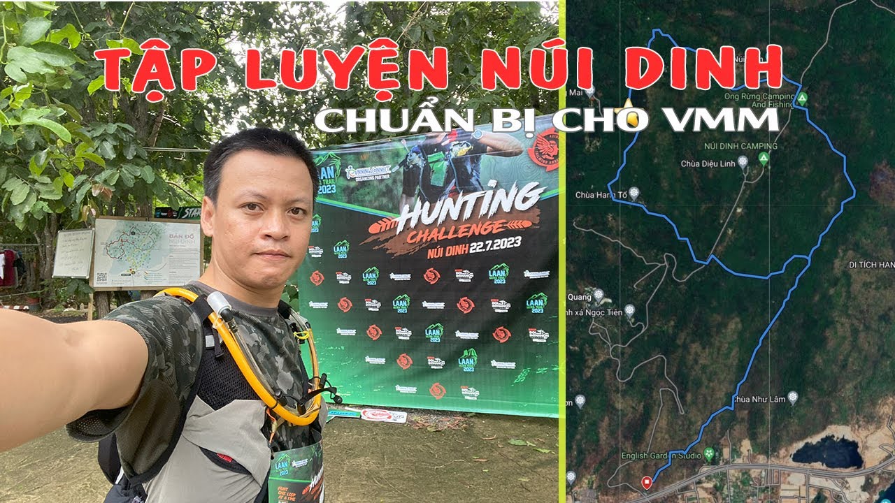 Hướng dẫn tập luyện ở Núi Dinh | Chuẩn bị cho VMM & Củ Chi City Trail | Hunting Challenge 22.7.2023