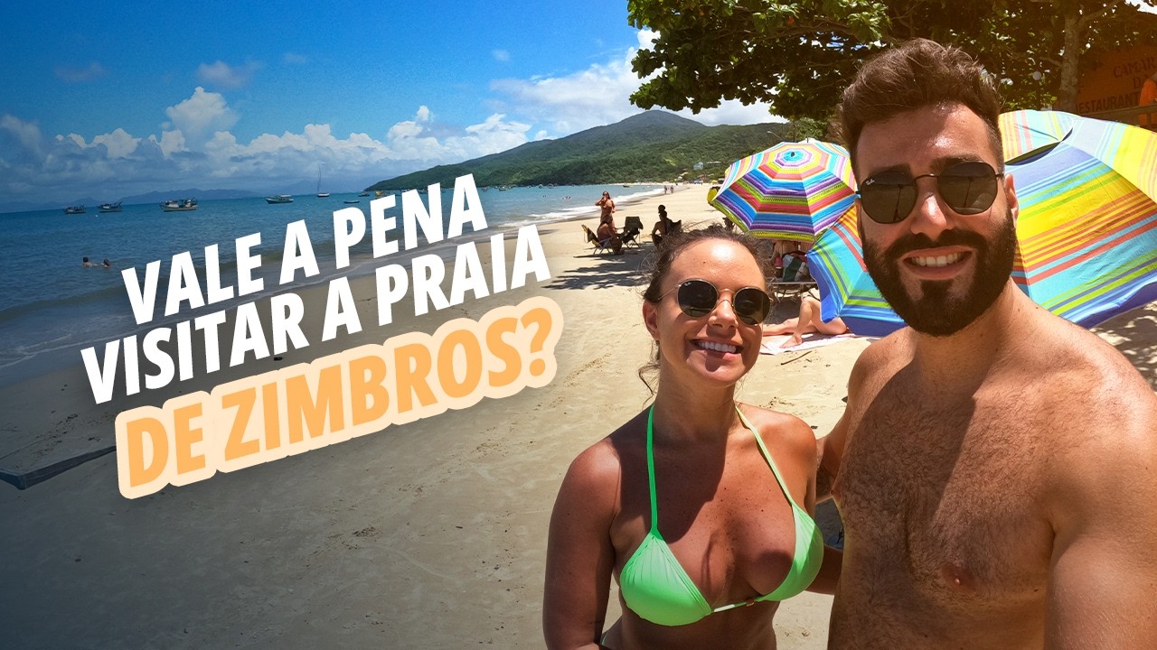 Você Precisa Conhecer a Praia de ZIMBROS em Bombinhas - Santa Catarina
