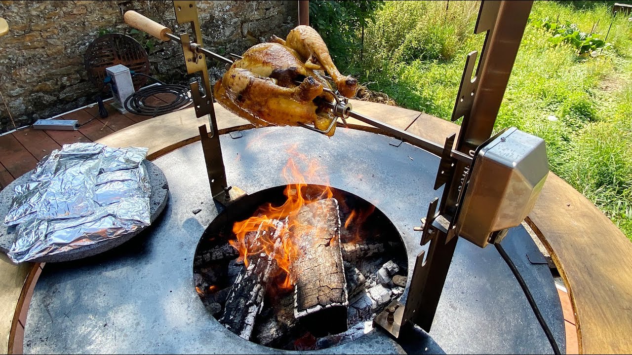 J'ai essayé pour vous le Kit pour Rôtisserie Bonfeu pour brasero plancha
