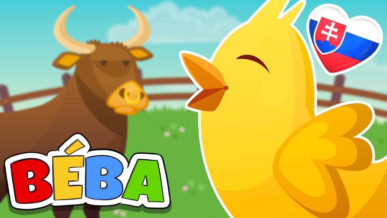 KURA NA DVORE | Slovensk&aacute; detsk&aacute; pesnička | B&Eacute;BA