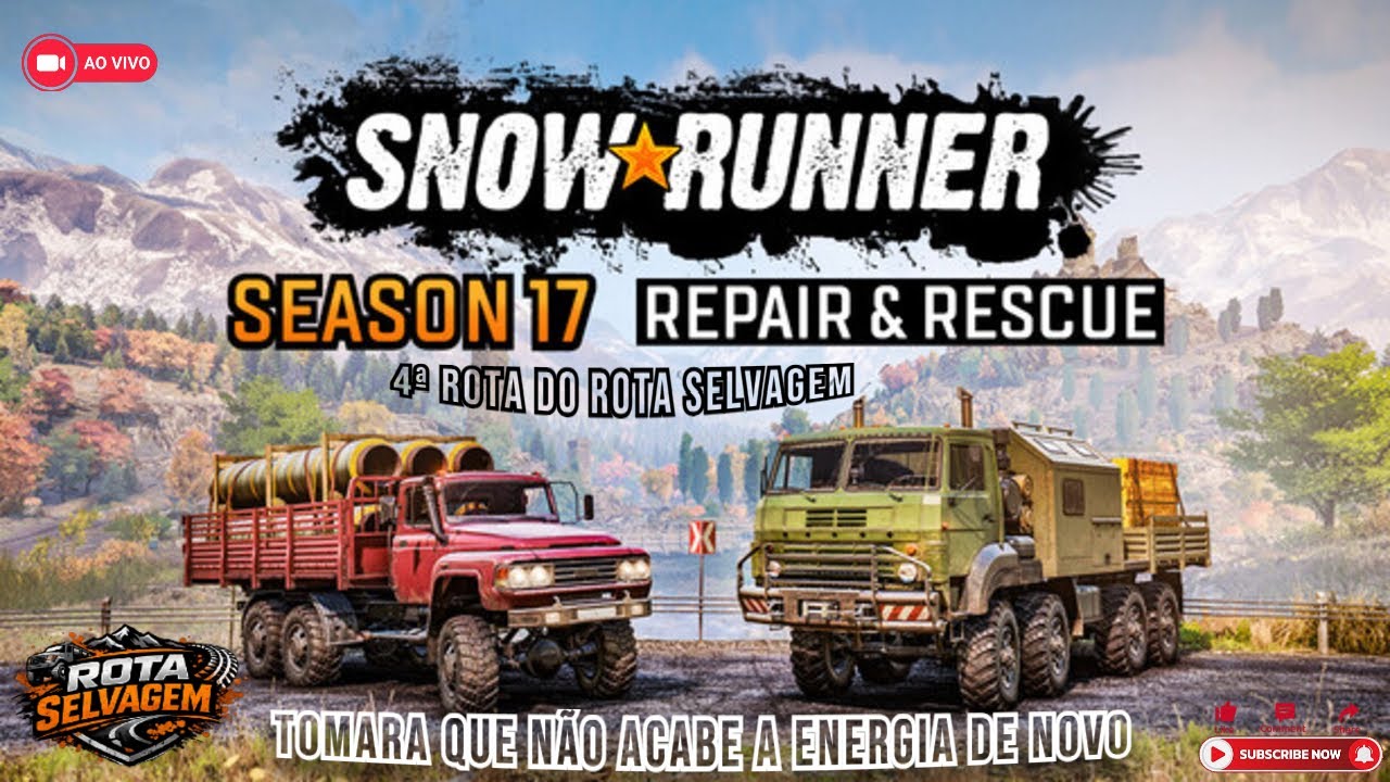 SnowRunner - Season 17: Repair & Rescue 🔴 4ª Rota do  Rota Selvagem