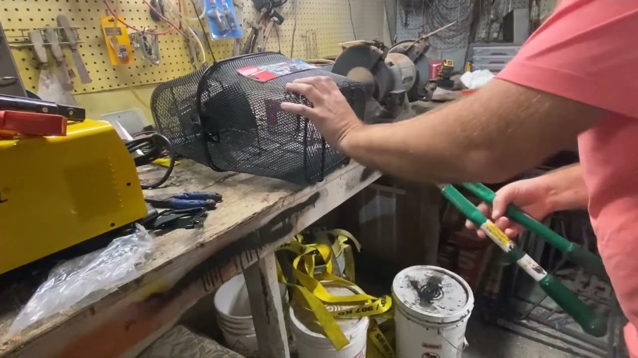 Building a Do It Yourself Crab Trap Under 10% of Cost, Sarasota FL