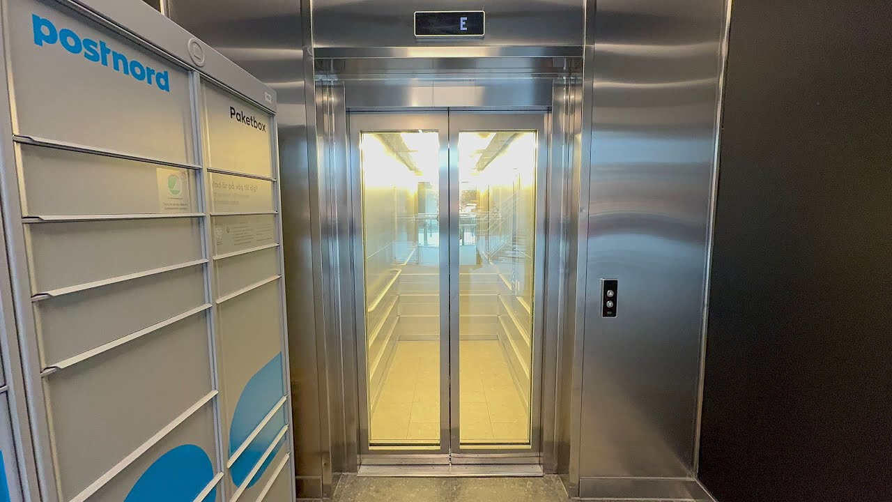 Örnsköldsvik⁩, Sweden: KONE EcoDisc Elevator in a Shopping Mall