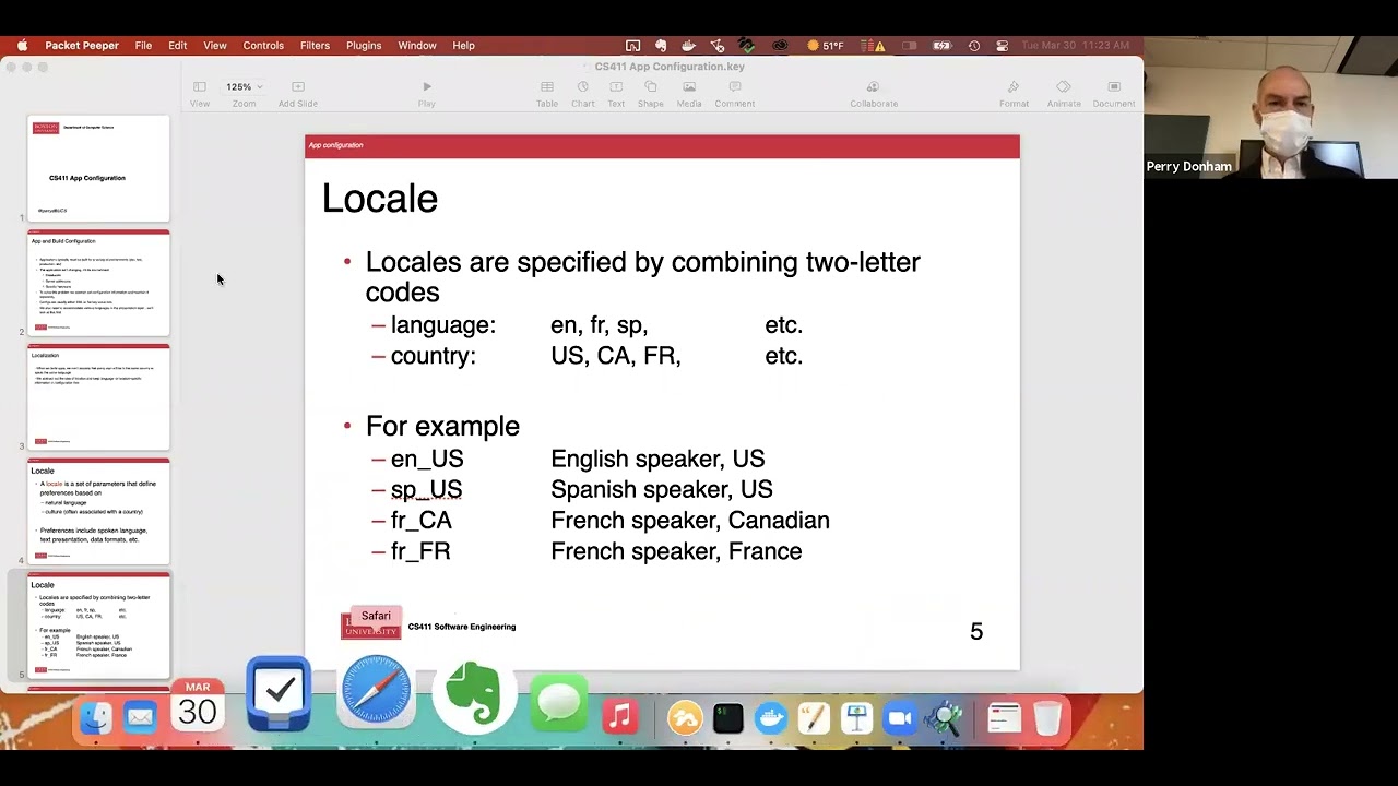 CS411 (Software Engineering) Lecture 17: Config