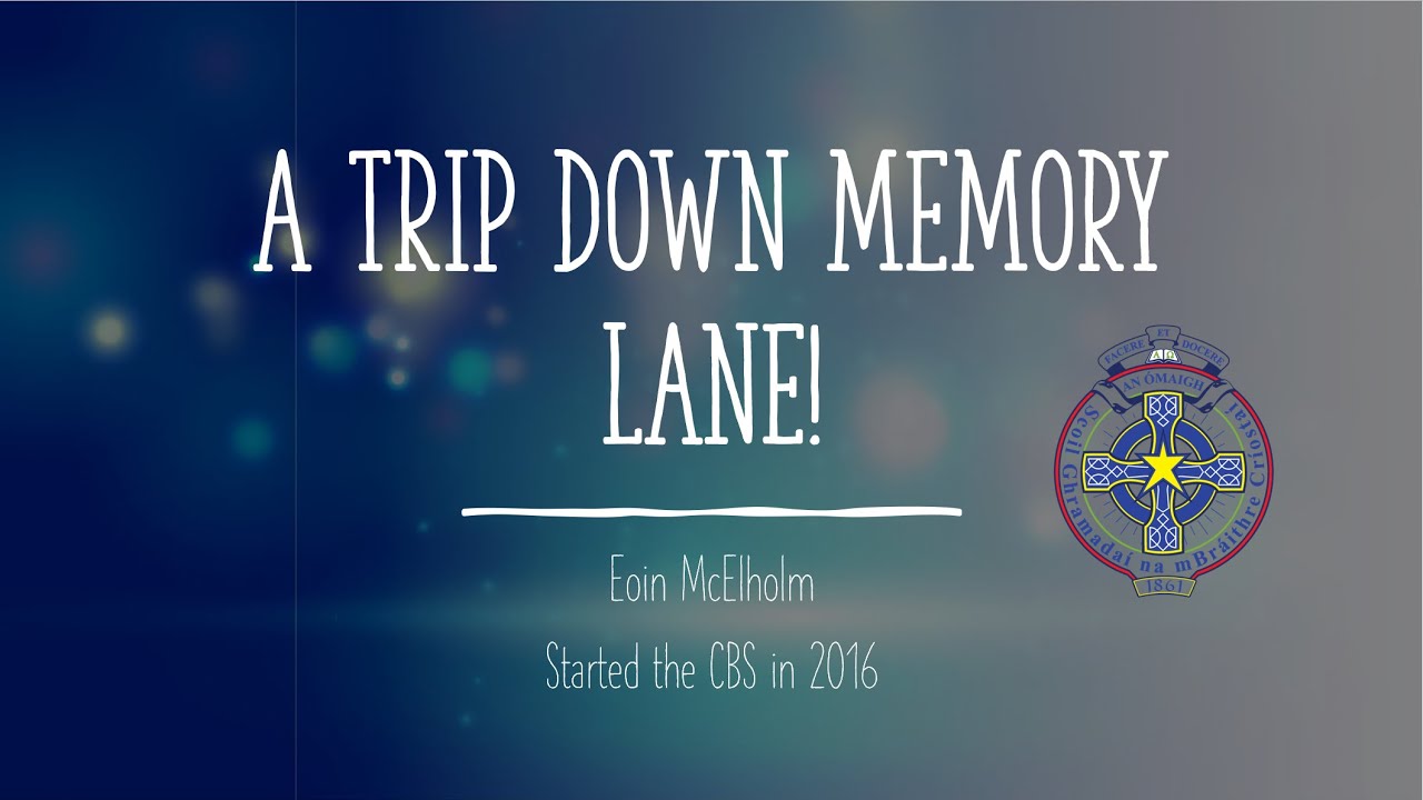 A trip down memory lane with Eoin McElholm