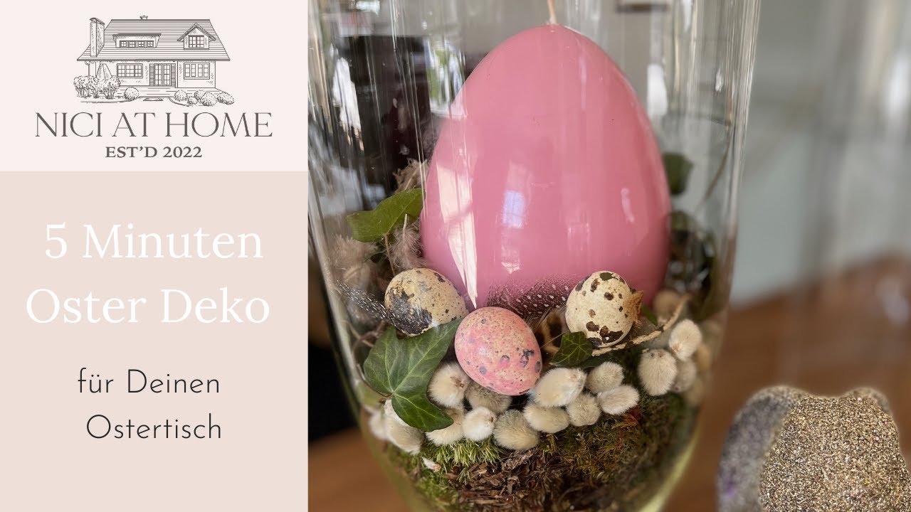Osterdeko - So einfach gestaltest Du eine bezaubernde Tischdekoration für Ostern