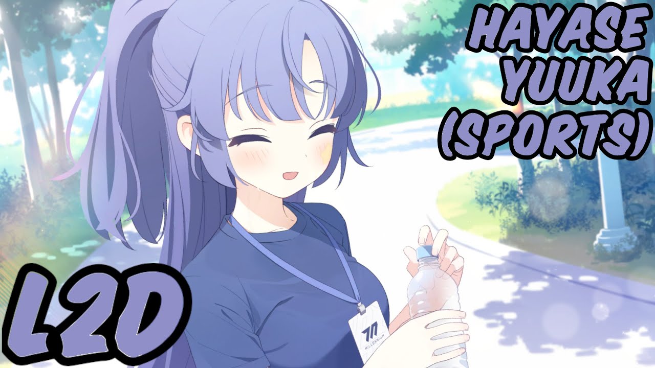 [Blue Archive] Hayase Yuuka (sports) L2D [ENG SUB]