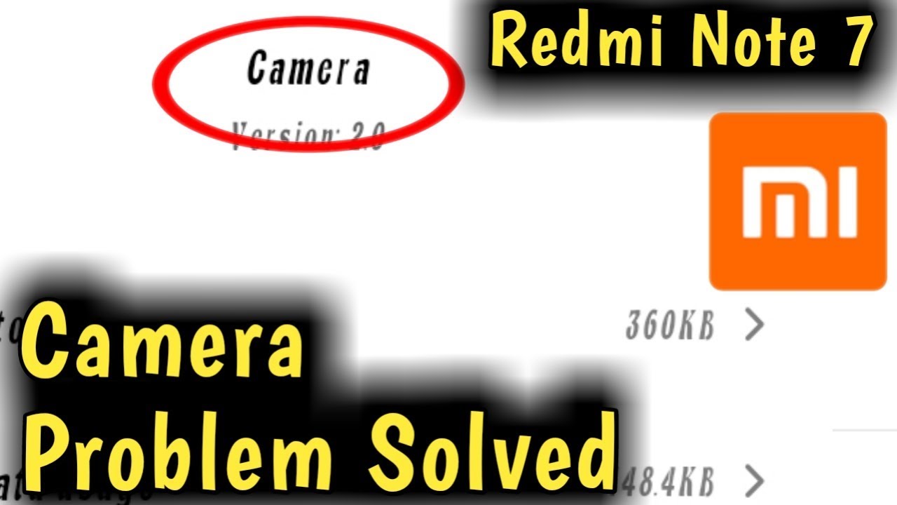 How to Fix Redmi Note 7 Camera Problem Solved 2023