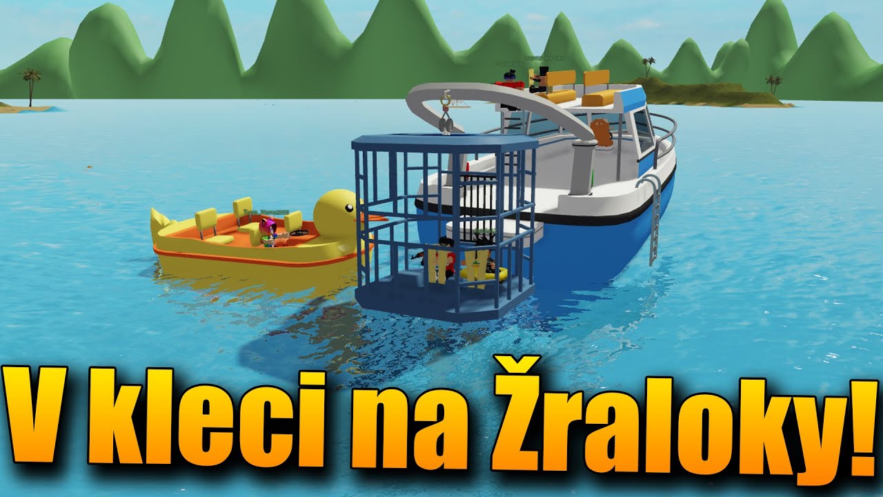 MÁME S MAKKY NOVOU LOĎ NA ŽRALOKY!😱😍 Roblox SharkBite w/@Makousek