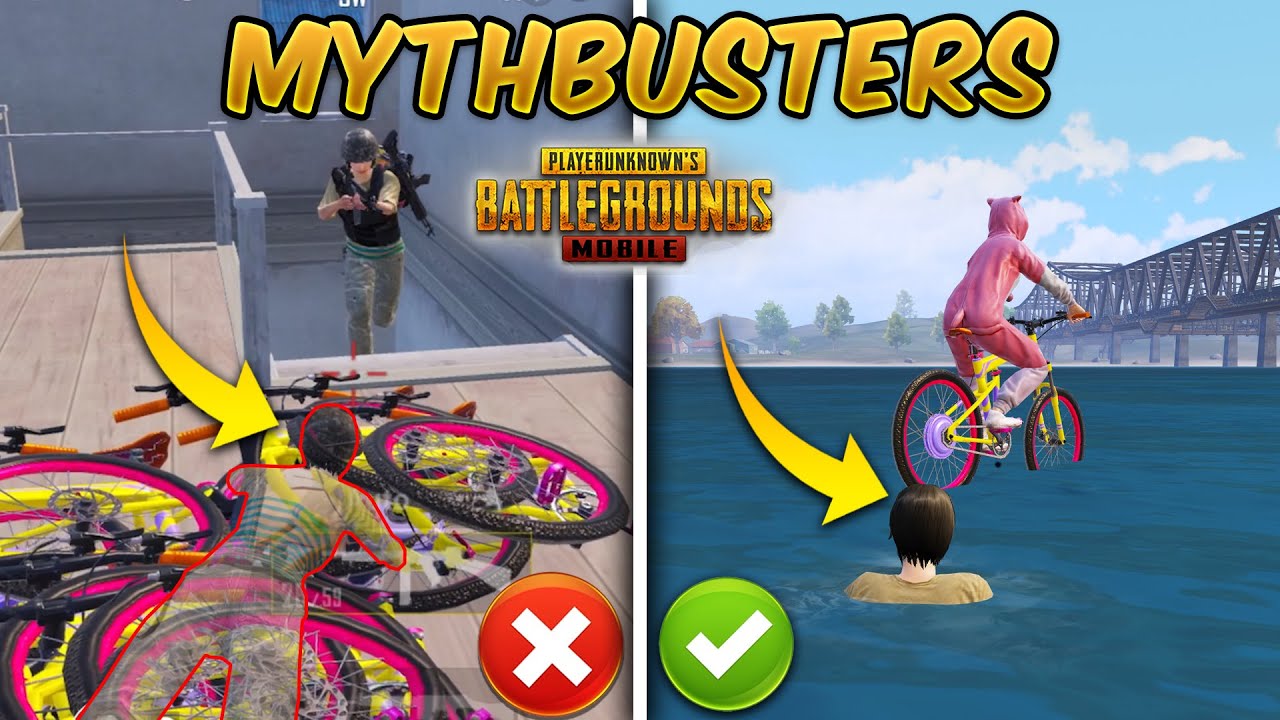 Top 10 MythBusters (PUBG MOBILE & BGMI) 1.9 Update Tips and Tricks PUBG Myths #15 Secret Room & Bike