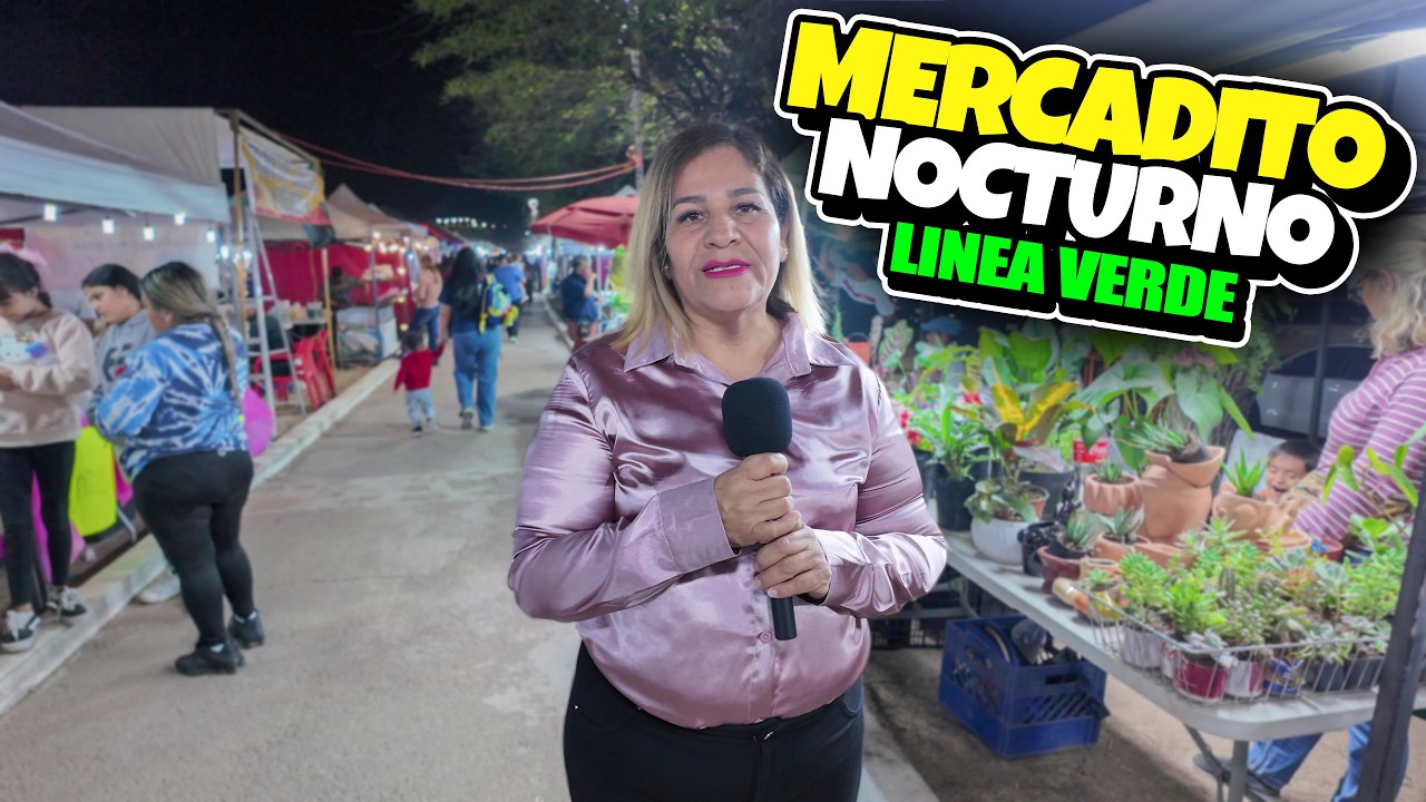 Así es el MERCADITO NOCTURNO de la Línea Verde | Aguascalientes