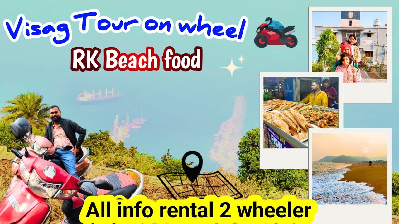 Vizag tour on bike all info | yarada beach Dolphin nose | Vishakapatnam tour guide | bongcouplevlog