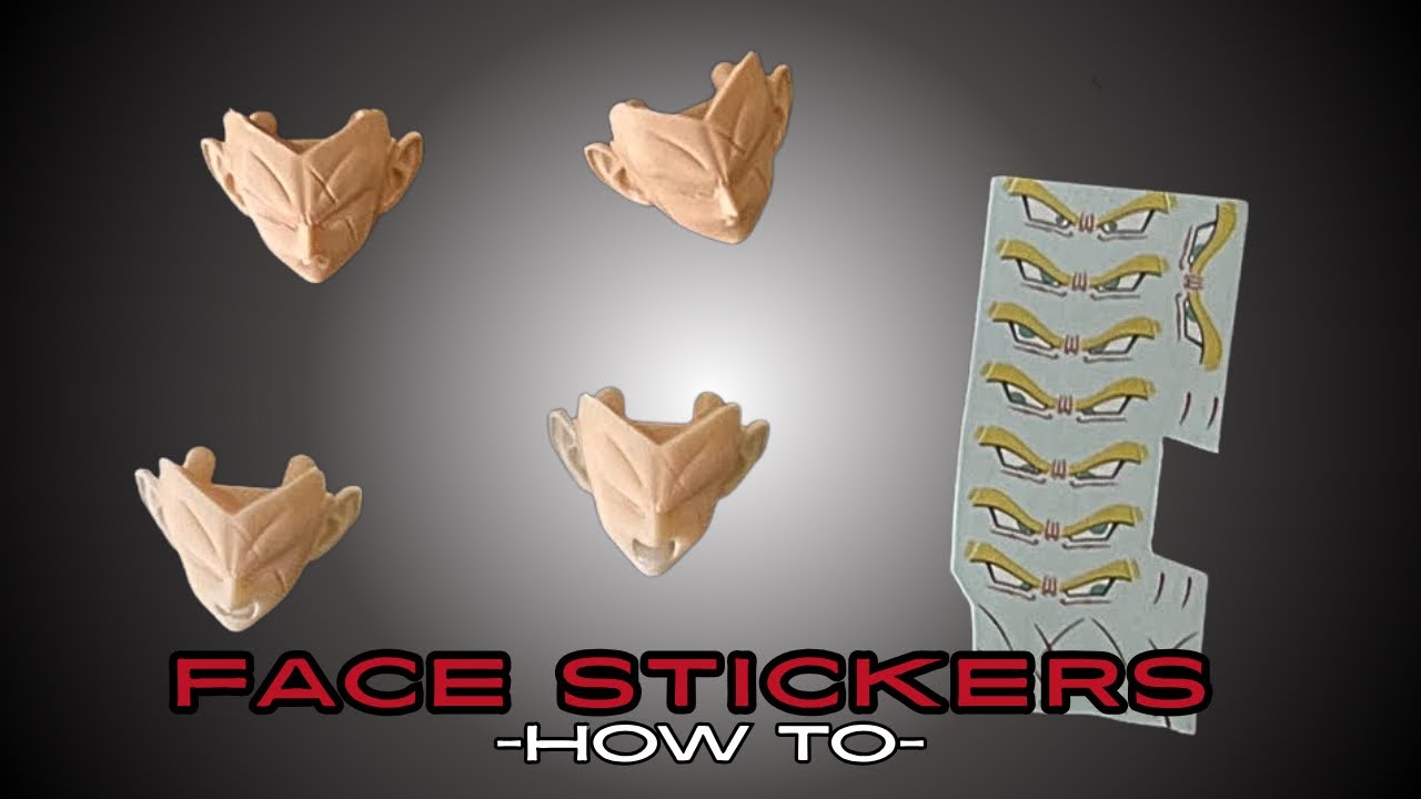 PUTTING FACE STICKERS ON YOUR FIGURES! HOW TO | TUTORIAL | DIY | SH FIGUARTS DRAGON BALL Z | TOYS