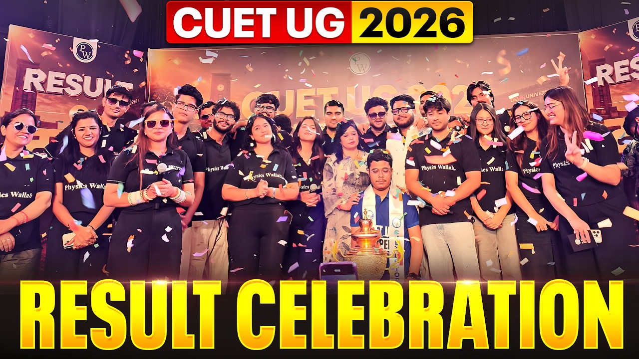 CUET 2026 Result Celebration 🎉| Record-Breaking Results by PW 🏆 | Success Stories & Dream Colleges