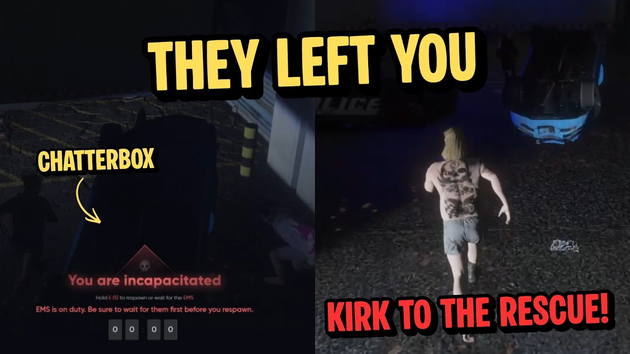 Chatterbox HAS NO FRIENDS!? + Kirk and Tessa BETRAYAL? | Clown Cop Chase | NOPIXEL 4.0 GTA RP