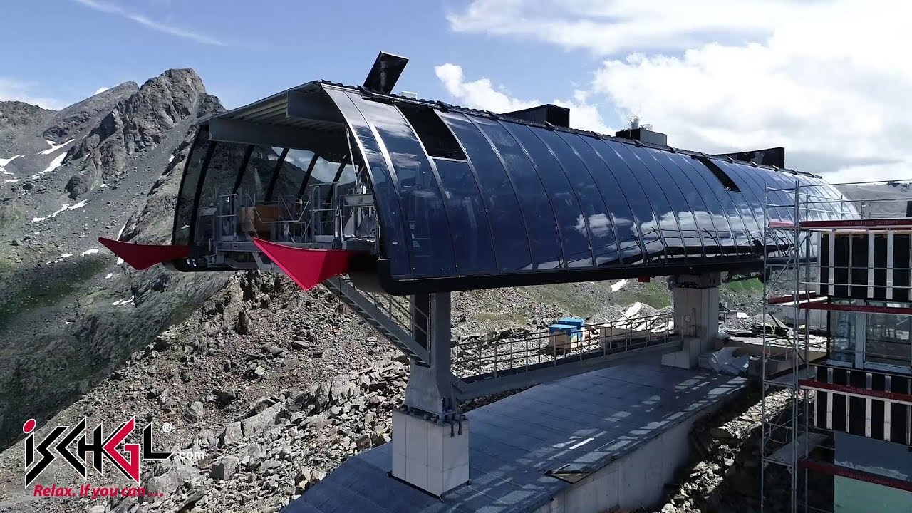 Bauarbeiten Velilleckbahn F1 und Visnitzbahn N2, August 2019, Ischgl-Samnaun