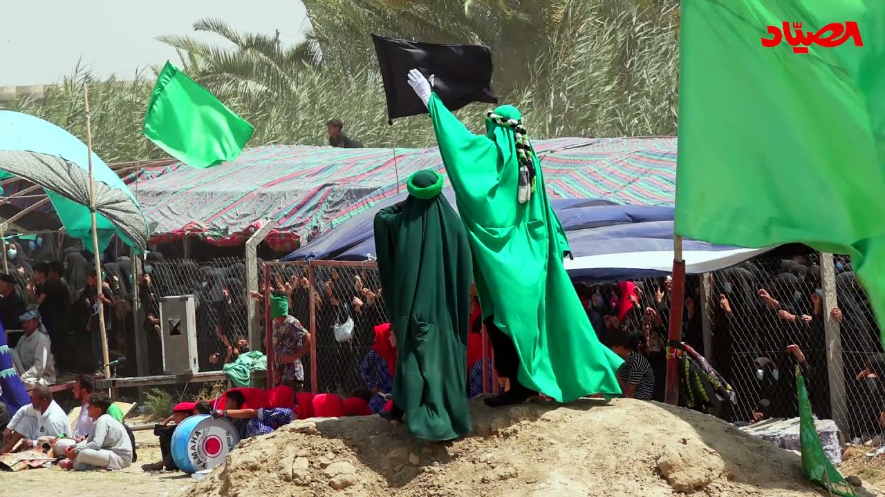 تشابيه واقعة الطف /قرية الفاضلية  مصرع الامام الحسين . مشهد 4  الديوانية 1443 ه