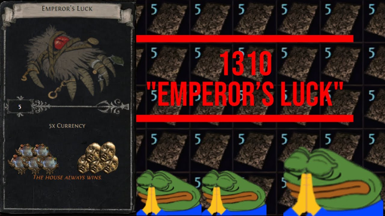 Path of Exile 3.20 | 1310 Emperor's luck Gamble | Searching for The Mirrors