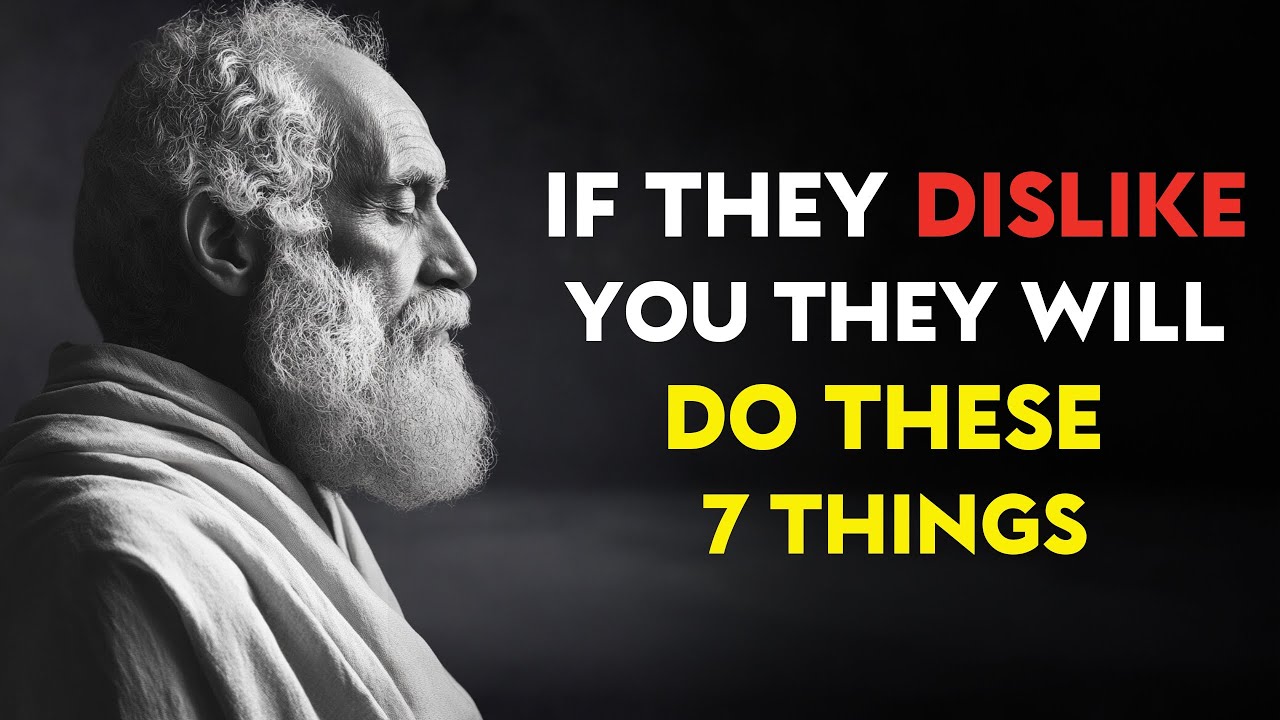 7 Signs That Someone Dislikes You and is Hiding it | STOIC PHILOSOPHY