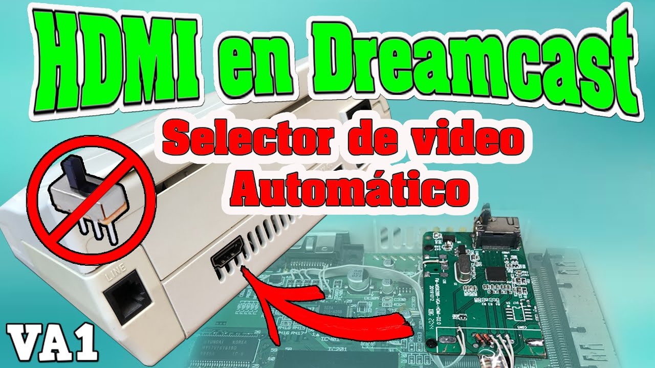 Como poner salida HDMI en Sega Dreamcast.