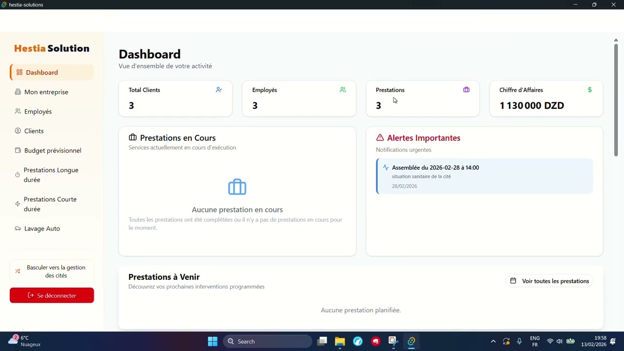 HESTIA SOLUTIONS | Présentation du logiciel  [Partie1]