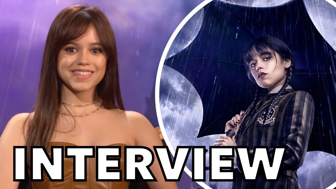 Jenna Ortega Talks WEDNESDAY Dance Scene | INTERVIEW