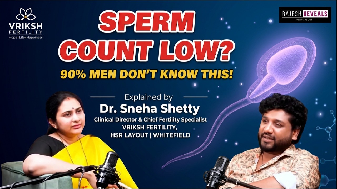 Sperm Count LOW? 90% Men Don’t Know This! - Dr.Sneha Shetty