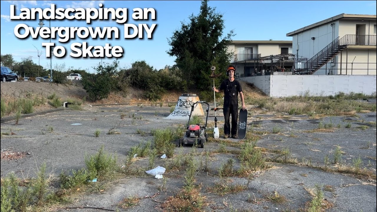 Landscaping A DIY Skatepark In Vallejo To Skate 