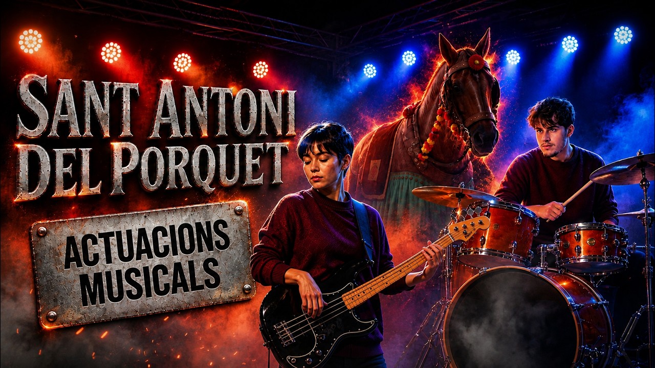 SANT ANTONI DEL PORQUET 2026: Actuacions Musicals 🐷🎶