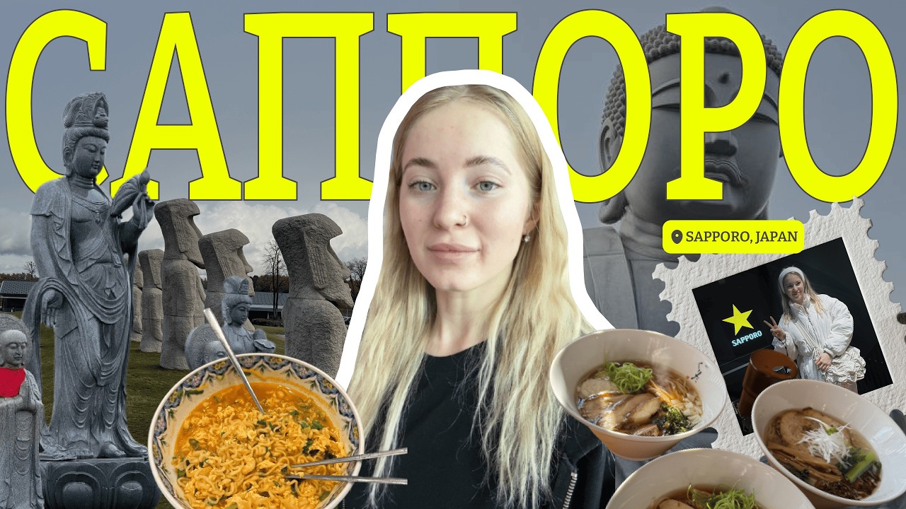 ЯПОНИЯ/ САППОРО/ ХОККАЙДО/ что посмотреть?/ музей пива/ статуи Моайи
